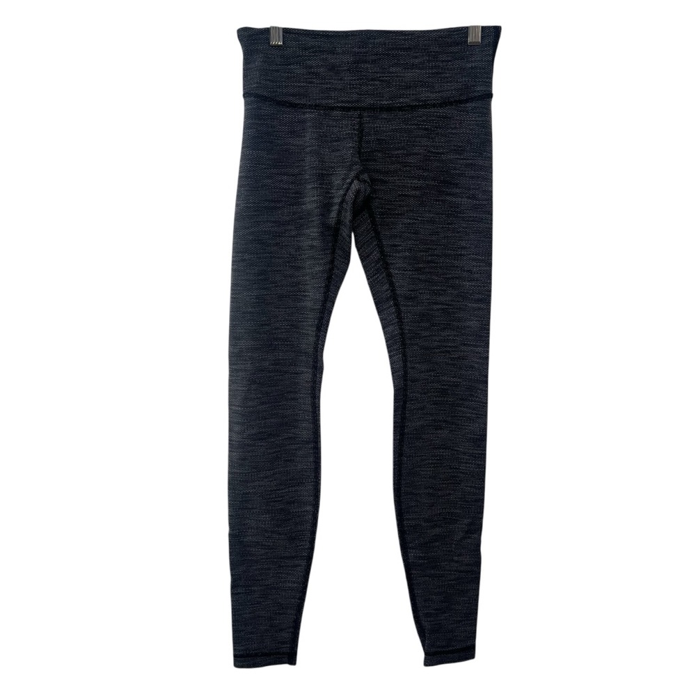 Lululemon Wunder Under Low-Rise Tight Leggings Black Size 4 Warm Thick